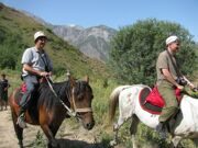 Uzbekistan horseback riding in Ugam-Chatkal national park Paltau valley
