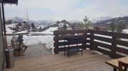 Veranda of the Chalet of the Amirsoy mountain resort