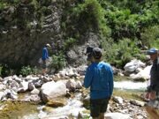 Uzbekistan hiking trekking in Ugam-Chatkal national park through Gulkam canyon 