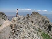 Uzbekistan trekking hiking tour in Ugam-Chatkal national park to peak of mountain Big Chimgan   