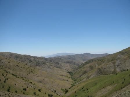 Horseback riding in Nurota mountains. Horseback riding in the mountains ...