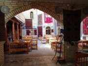 Restaurant "Silk road tea house" in Bukhara