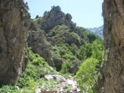 Uzbekistan hiking trekking in Ugam-Chatkal national park through Gulkam canyon 